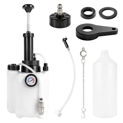 ⏳🔥 LIMITED-TIME 50% OFF! ⏰ 3L Brake Bleeding Kit, Includes Pressure Pump, Catch Bottle & Adapters for Precise One-Person Brake Bleeding 🛠️🚗⠋