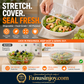 🍽️ Disposable Stretch Bowl Covers – Keep Food Fresh & Protected Easily