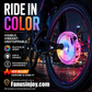 ⏳️Limited Time 50% Off！💡🚴‍♀️A Must‑Have For Cycling Enthusiasts!🌃Light Up the Night 🚴 Colorful Bike Wheel Hub Light