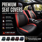 🎉 2026 Sale — 🔥Over 50,000 Sold 🚗 9-Piece Quilted Faux Leather Seat Covers – Car Interior Accessory ⏰