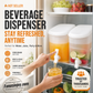 ❄️Limited Time 50% OFF for Cool Summer! 🌈Summer Must-Have! 🍹🧊Build your own drink shop at home！🧊🥂Space-Saving Refrigerator Beverage Dispenser with Spigot