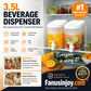 ❄️Limited Time 50% OFF for Cool Summer! 🌈Summer Must-Have! 🍹🧊Build your own drink shop at home！🧊🥂Space-Saving Refrigerator Beverage Dispenser with Spigot