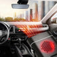 Portable 2-in-1 car fan with heating function – 360° rotatable, fast defrosting, heating and ventilation, quiet and lightweight for winter and summer!