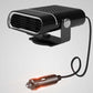 Portable 2-in-1 car fan with heating function – 360° rotatable, fast defrosting, heating and ventilation, quiet and lightweight for winter and summer!