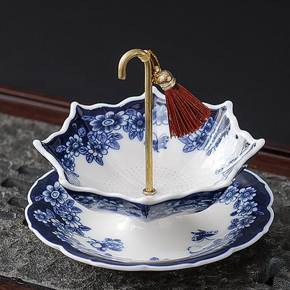 🔥2026 10K+ SOLD! 🎁Umbrella-Shaped Ceramic Tea Strainer Set  A Whimsical Gift For Tea Lovers! 💝🍵
