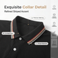📢📢50% OFF !! ⏰Men Fashion Contrast Lapel Quick Drying Short Sleeve T-Shirt
