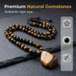 🦁Men's Natural Tiger's‑Eye Beaded Necklace‑Stylish Energy Healing Stone Jewelry for Daily & Gift‑Giving