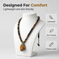 🦁Men's Natural Tiger's‑Eye Beaded Necklace‑Stylish Energy Healing Stone Jewelry for Daily & Gift‑Giving
