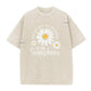 🌿 LIMITED TIME 50% OFF! 👚 Daisy Print Washed Tee – Breathable Blend & Effortless Fit ☁️