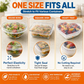 🍽️ Disposable Stretch Bowl Covers – Keep Food Fresh & Protected Easily