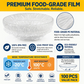 🍽️ Disposable Stretch Bowl Covers – Keep Food Fresh & Protected Easily