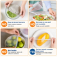 🍽️ Disposable Stretch Bowl Covers – Keep Food Fresh & Protected Easily