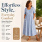 Women's Casual Striped Relaxed Fit Dress