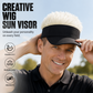 Creative Wig Sun Visor Hat