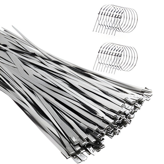 Heavy-Duty Self-Locking Stainless Steel Cable Ties