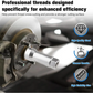 🔧 50% OFF NOW! ⚙️ 10-Piece Axle Spindle Thread Chaser Set – CR-MO Steel, 8 Sizes & Portable Case 🛠️