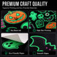 Luminous Halloween Temporary Tattoos for Kids Cartoon Waterproof Glowing Stickers