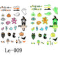 Luminous Halloween Temporary Tattoos for Kids Cartoon Waterproof Glowing Stickers