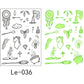 Luminous Halloween Temporary Tattoos for Kids Cartoon Waterproof Glowing Stickers