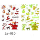 Luminous Halloween Temporary Tattoos for Kids Cartoon Waterproof Glowing Stickers