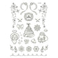 Luminous Halloween Temporary Tattoos for Kids Cartoon Waterproof Glowing Stickers