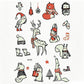 Luminous Halloween Temporary Tattoos for Kids Cartoon Waterproof Glowing Stickers