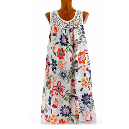 💗💃🏻Last Day Promotion 50% OFF:Only 💲25.99!!⚡50K+ SOLD💕Women's Elegant Sleeveless Floral Dress