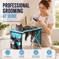 🛁 Struggle-Free Pet Grooming Starts Here – 2-in-1 foldable grooming bed that stops scratches, bites, and anxious wiggles. 😎