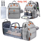 Foldable Diaper Bag with Changing Station