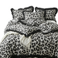 🛌Leopard Print Ruffle Duvet Cover Set – 3-Piece Bedding Set