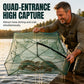 Collapsible Fishing Trap Net with Multi Entrances