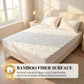 🛏️ 50% Off! 🌿 Waterproof Bamboo Fiber Mattress Protector – Breathable, Anti-Mite TPU – 360° Fitted Sheet for Peaceful Nights 💤