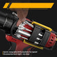 🎉 2026 Sale — Over 18,000 Sold!🔩 Universal Drill Bit Holder‑8/16 Holes Cordless Drill Accessory Storage Pouch ⚡