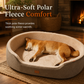 📢📢50% OFF !! ⏰Detachable Oval Pet Bed with Non-Slip Bottom for Dogs Cats