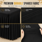 ⏳Time-Limited Special⏰Pleated Table Skirt for Rectangular Tables Wedding Birthday Party Decoration and Market Stall Display