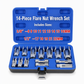 📢📢50% OFF !! ⏰9 Piece Flare Nut Socket Set Slotted Oxygen Sensor Wrench and Diesel Injector Line Socket Auto Repair Tool Kit with Storage Case