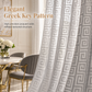 ⏳Time-Limited Special⏰Geometric Jacquard Sheer Curtain Panel for Living Room