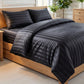 🛏️ Premium Satin Stripe Bedding Set