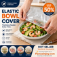 🍽️ Disposable Stretch Bowl Covers – Keep Food Fresh & Protected Easily
